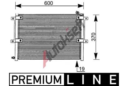 MAHLE Kondenztor klimatizace MAO AC 171 000P, AC 171 000P