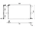 MAHLE Kondenztor klimatizace ‐ MAO AC 171 001S