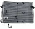 Kondenztor klimatizace MAHLE ‐ MAO AC 174 000S
