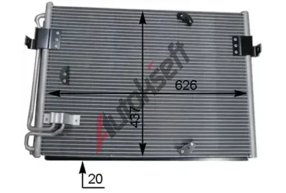 MAHLE Kondenztor klimatizace MAO AC 174 000S, AC 174 000S