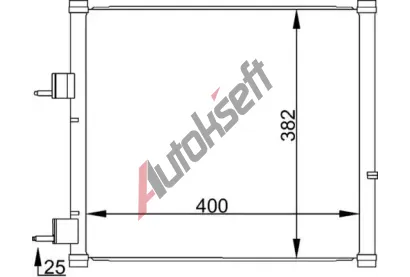 MAHLE Kondenztor klimatizace MAO AC 184 000S, AC 184 000S