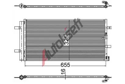 MAHLE Kondenzátor klimatizace MAO AC 2 000S, AC 2 000S MAHLE Kondenzátor klimatizace MAO AC 2 000S, AC 2 000S