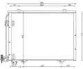 Kondenztor klimatizace MAHLE ‐ MAO AC 211 001S