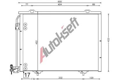 MAHLE Kondenztor klimatizace MAO AC 211 001S, AC 211 001S