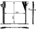 MAHLE Kondenztor klimatizace MAO AC 212 000P, AC 212 000P