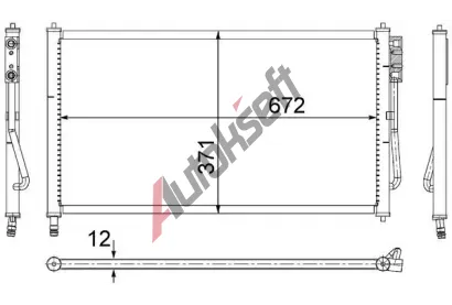 MAHLE Kondenztor klimatizace MAO AC 218 000S, AC 218 000S