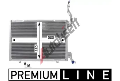 MAHLE Kondenztor klimatizace MAO AC 22 000P, AC 22 000P