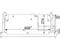 Kondenztor klimatizace MAHLE ‐ MAO AC 223 000S