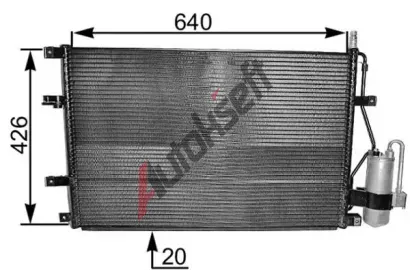 MAHLE Kondenztor klimatizace MAO AC 227 000S, AC 227 000S