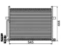 Kondenztor klimatizace MAHLE ‐ MAO AC 234 002S