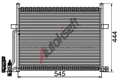 MAHLE Kondenztor klimatizace MAO AC 234 002S, AC 234 002S