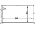 Kondenztor klimatizace MAHLE ‐ MAO AC 258 000S