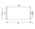 Kondenztor klimatizace MAHLE ‐ MAO AC 266 000S