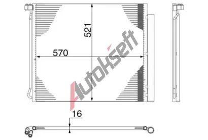 MAHLE Kondenztor klimatizace MAO AC 269 000S, AC 269 000S