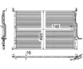 Kondenztor klimatizace MAHLE ‐ MAO AC 271 000S