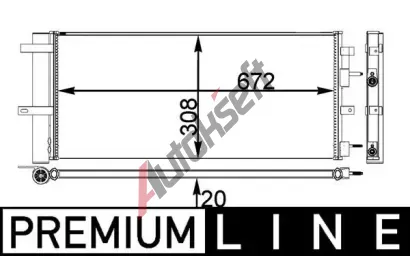 MAHLE Kondenzátor klimatizace MAO AC 28 000P, AC 28 000P MAHLE Kondenzátor klimatizace MAO AC 28 000P, AC 28 000P