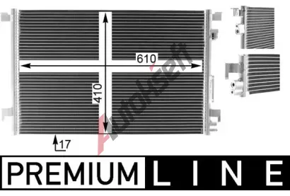 MAHLE Kondenztor klimatizace MAO AC 294 000P, AC 294 000P