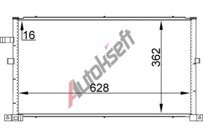 MAHLE Kondenztor klimatizace MAO AC 296 001S, AC 296 001S