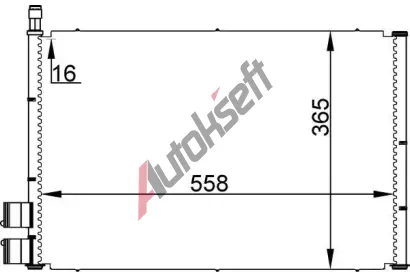 MAHLE Kondenztor klimatizace MAO AC 298 000S, AC 298 000S