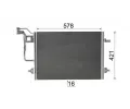 MAHLE Kondenztor klimatizace MAO AC 300 000P, AC 300 000P