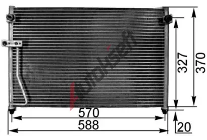 MAHLE Kondenztor klimatizace MAO AC 301 000S, AC 301 000S