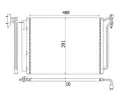Kondenztor klimatizace MAHLE ‐ MAO AC 311 001S