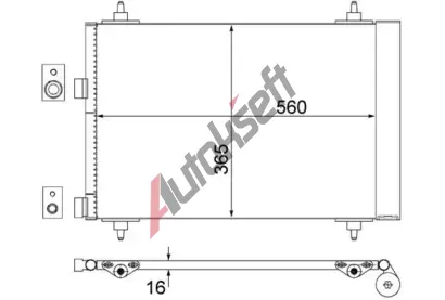 MAHLE Kondenztor klimatizace MAO AC 315 000S, AC 315 000S