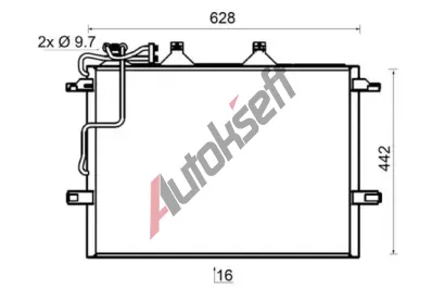 MAHLE Kondenztor klimatizace MAO AC 318 000S, AC 318 000S