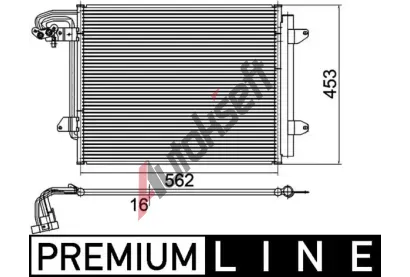 MAHLE Kondenztor klimatizace MAO AC 325 000P, AC 325 000P