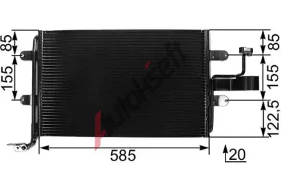 MAHLE Kondenztor klimatizace MAO AC 326 000S, AC 326 000S