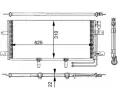 Kondenztor klimatizace MAHLE ‐ MAO AC 332 000S