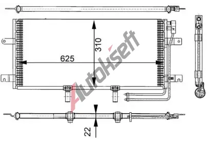 MAHLE Kondenztor klimatizace MAO AC 332 000S, AC 332 000S