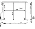 Kondenztor klimatizace MAHLE ‐ MAO AC 334 000S