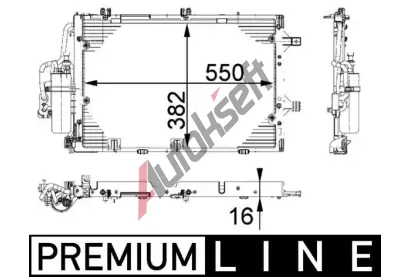 MAHLE Kondenztor klimatizace MAO AC 335 000P, AC 335 000P