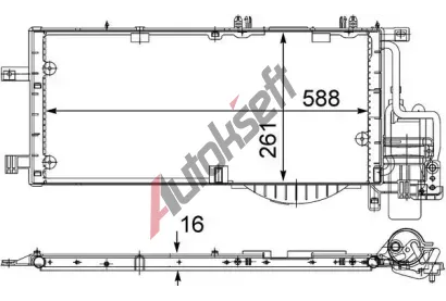 MAHLE Kondenztor klimatizace MAO AC 336 000S, AC 336 000S