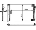 MAHLE Kondenztor klimatizace MAO AC 344 000P, AC 344 000P