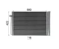MAHLE Kondenztor klimatizace MAO AC 344 000P, AC 344 000P