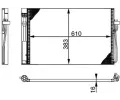 MAHLE Kondenztor klimatizace MAO AC 345 000P, AC 345 000P