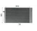 MAHLE Kondenztor klimatizace MAO AC 345 000P, AC 345 000P