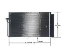 Kondenztor klimatizace MAHLE ‐ MAO AC 345 000S