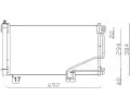 Kondenztor klimatizace MAHLE ‐ MAO AC 347 001S