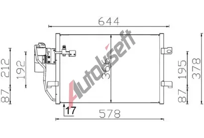 MAHLE Kondenztor klimatizace MAO AC 351 000S, AC 351 000S