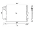 Kondenztor klimatizace MAHLE ‐ MAO AC 354 000S