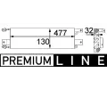 Kondenztor klimatizace MAHLE ‐ MAO AC 356 000P