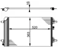 Kondenztor klimatizace MAHLE ‐ MAO AC 358 000S