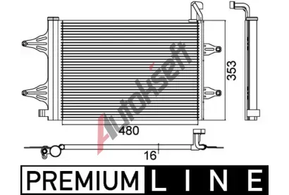 MAHLE Kondenztor klimatizace MAO AC 359 000P, AC 359 000P