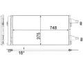 Kondenztor klimatizace MAHLE ‐ MAO AC 363 000S