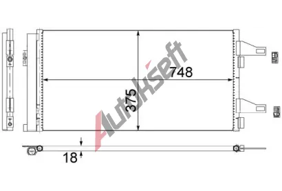 MAHLE Kondenztor klimatizace MAO AC 363 000S, AC 363 000S