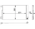 MAHLE Kondenztor klimatizace MAO AC 367 000P, AC 367 000P