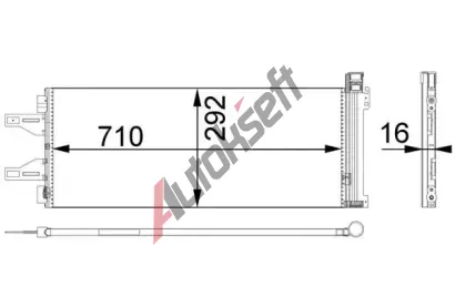 MAHLE Kondenztor klimatizace MAO AC 368 000P, AC 368 000P